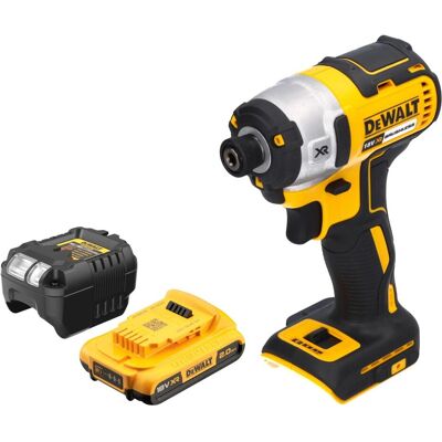 DeWalt, Bohrmaschine + Akkuschrauber, DCF 887 D1 Akku Schlagschrauber 18 V 205 Nm 1/4" Brushless + 1x Akku 2,0 Ah + Ladegerät (Schlagschrauber) DeWalt, Bohrmaschine + Akkuschrauber, DCF 887 D1 Akku Schlagschrauber 18 V 205 Nm 1/4" Brushless + 1x Akku 2,0 Ah + Ladegerät (Schlagschrauber)