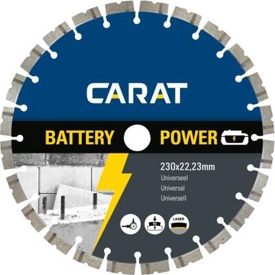 Carat CBP2303000 Leistungsstarke Diamantkreissägeblatt - 230mm - Universell Carat CBP2303000 Leistungsstarke Diamantkreissägeblatt - 230mm - Universell