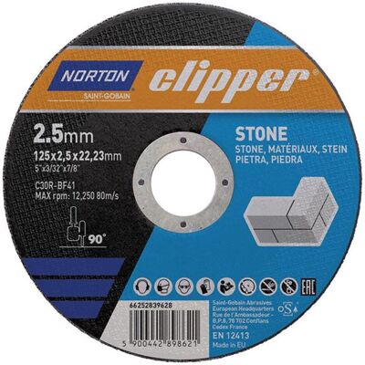 Magni, Sägeblatt, Norton Trennscheibe Stein C30R-125x2.5x22.23mm Magni, Sägeblatt, Norton Trennscheibe Stein C30R-125x2.5x22.23mm