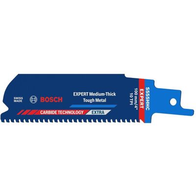 Bosch Professional Zubehör, Sägeblatt, EXPERT S555HHC Medium-Thick Tough Metal Säbelsägeblatt Bosch Professional Zubehör, Sägeblatt, EXPERT S555HHC Medium-Thick Tough Metal Säbelsägeblatt