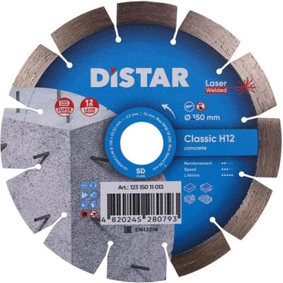 Mik-Bud, Sägeblatt, DISTAR DIAMOND BLADE CLASSIC H12 150 x 2.2/1.3 x 22.23mm Mik-Bud, Sägeblatt, DISTAR DIAMOND BLADE CLASSIC H12 150 x 2.2/1.3 x 22.23mm