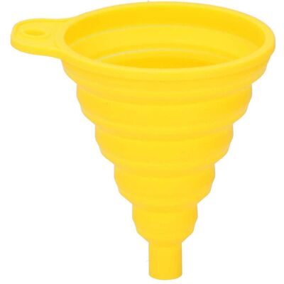 Dunlop Trechter silikon vouwbar Ø9x10 cm - gelb - funnel Dunlop Trechter silikon vouwbar Ø9x10 cm - gelb - funnel