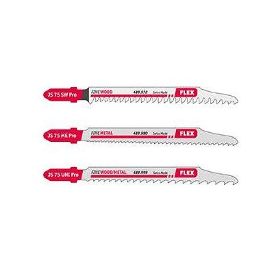 Flex JS 75 Pro Set VE 3 - Stichsägeblätter für Holz und Metall Flex JS 75 Pro Set VE 3 - Stichsägeblätter für Holz und Metall