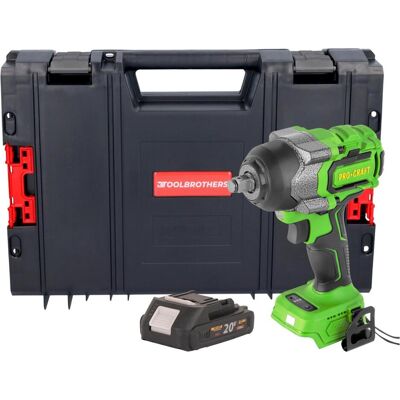 Procraft, Bohrmaschine + Akkuschrauber, PWA36bb Akku Schlagschrauber 20 V 850 Nm 1/2" Brushless + 1x Akku 2,0 Ah + RHINO Toolcase (Bohrschrauber, Schlagschrauber) Procraft, Bohrmaschine + Akkuschrauber, PWA36bb Akku Schlagschrauber 20 V 850 Nm 1/2" Brushless + 1x Akku 2,0 Ah + RHINO Toolcase (Bohrschrauber, Schlagschrauber)