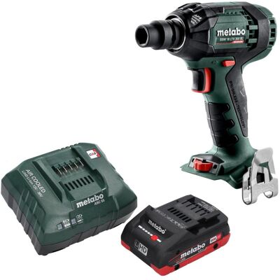 Metabo, Bohrmaschine + Akkuschrauber, SSW 18 LTX 300 BL Akku Schlagschrauber 18 V 300 Nm 1/2" Brushless + 1x LiHD Akku 4,0 Ah + (Schlagschrauber) Metabo, Bohrmaschine + Akkuschrauber, SSW 18 LTX 300 BL Akku Schlagschrauber 18 V 300 Nm 1/2" Brushless + 1x LiHD Akku 4,0 Ah + (Schlagschrauber)