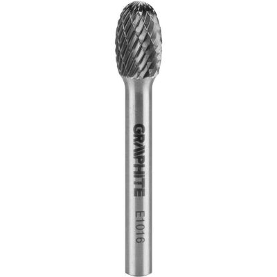 Graphite, Fräser, HM METAL MILLING E-TYPE (OVAL) 10 X 16 MM BOOTS 6 X 45 MM 55H365 Graphite, Fräser, HM METAL MILLING E-TYPE (OVAL) 10 X 16 MM BOOTS 6 X 45 MM 55H365