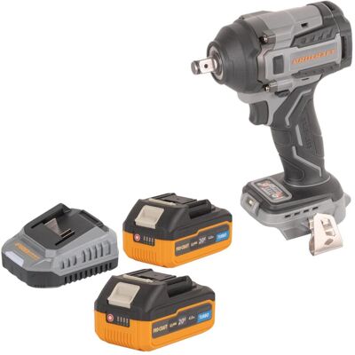 Procraft, Bohrmaschine + Akkuschrauber, Industrial IW550Abb Akku Schlagschrauber 20 V 550 Nm 1/2" + 2x Akku 4,0 Ah + Ladegerät (Schlagschrauber) Procraft, Bohrmaschine + Akkuschrauber, Industrial IW550Abb Akku Schlagschrauber 20 V 550 Nm 1/2" + 2x Akku 4,0 Ah + Ladegerät (Schlagschrauber)