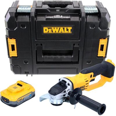 DeWalt, Winkelschleifer, DCG 412 NT Akku Winkelschleifer 18 V 125 mm + 1x Powerstack Akku 5,0 Ah + TSTAK - ohne (125 mm) DeWalt, Winkelschleifer, DCG 412 NT Akku Winkelschleifer 18 V 125 mm + 1x Powerstack Akku 5,0 Ah + TSTAK - ohne (125 mm)