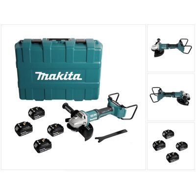 Makita, Winkelschleifer, DGA 900 M4KX2 Akku Winkelschleifer 36V ( 2x18V ) 230mm Brushless + 4x Akku 4,0Ah + Ezynut + (230 mm) Makita, Winkelschleifer, DGA 900 M4KX2 Akku Winkelschleifer 36V ( 2x18V ) 230mm Brushless + 4x Akku 4,0Ah + Ezynut + (230 mm)