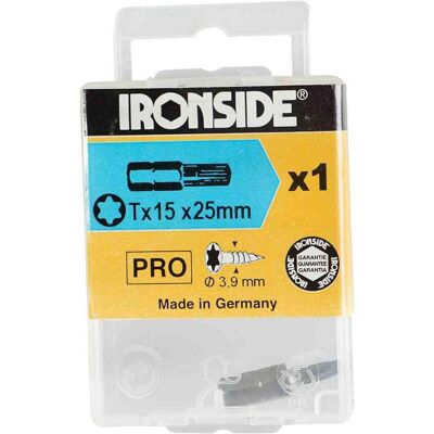 Ironside, Bits, Torx-Bit T15 x 25 mm (Innensechsrund TX) Ironside, Bits, Torx-Bit T15 x 25 mm (Innensechsrund TX)