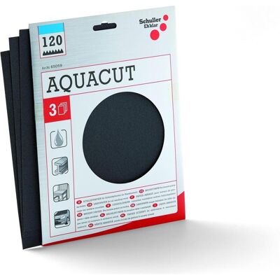 Schuller, Schleifmittel, schleifblatt, Wasser 23x28cm 3 Aquacut P600 (600) Schuller, Schleifmittel, schleifblatt, Wasser 23x28cm 3 Aquacut P600 (600)