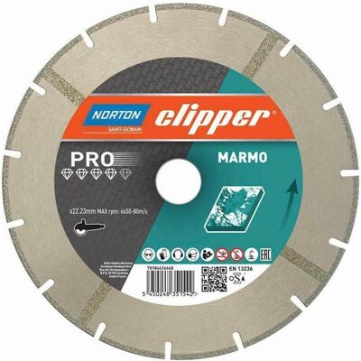 Symantec Norton Clipper, Sägeblatt, Clipper Diamanttrennscheibe Pro Marmo 125x22,2 mm Symantec Norton Clipper, Sägeblatt, Clipper Diamanttrennscheibe Pro Marmo 125x22,2 mm