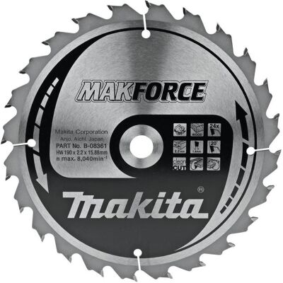Makita, Sägeblatt, B-08361 Kreissägeblatt für Holz Makita, Sägeblatt, B-08361 Kreissägeblatt für Holz