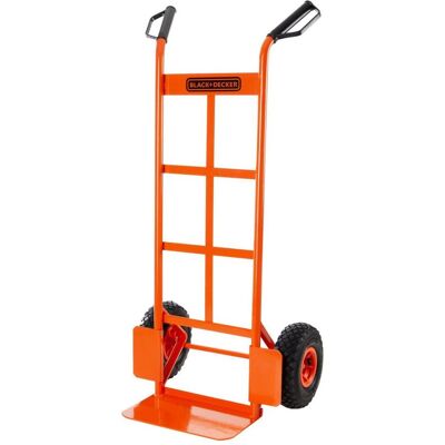 Black & Decker Transportwagen, Handtruck steel 52x45x116cm (120 kg) Black & Decker Transportwagen, Handtruck steel 52x45x116cm (120 kg)