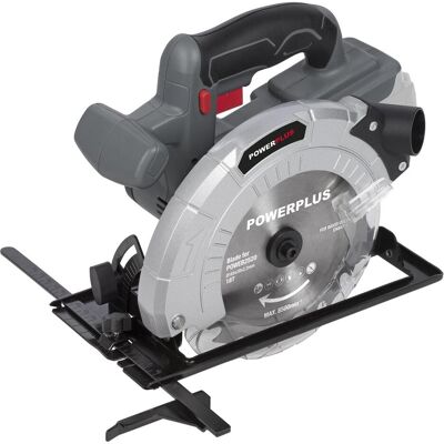 Powerplus, Handkreissäge, POWEB2520 Accu cirkelzaag - 18V - Zaagblad 165mm - Excl. accu en lader - Incl. parallelgeleider en c Powerplus, Handkreissäge, POWEB2520 Accu cirkelzaag - 18V - Zaagblad 165mm - Excl. accu en lader - Incl. parallelgeleider en c