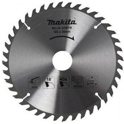Makita, Sägeblatt, CIRCULAR SAW BLADE 185X30X40T Makita, Sägeblatt, CIRCULAR SAW BLADE 185X30X40T