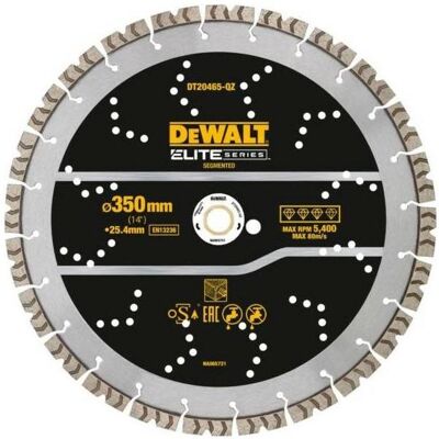 DeWalt Elite Series Rebar Concrete Diamantscheibe - 350mm DeWalt Elite Series Rebar Concrete Diamantscheibe - 350mm