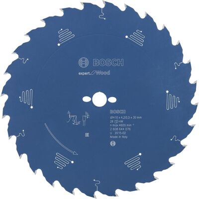 Bosch Professional Zubehör, Sägeblatt, Kreissägeblatt Expert for Wood, 410 x 30 x 4,2 mm, 28 Bosch Professional Zubehör, Sägeblatt, Kreissägeblatt Expert for Wood, 410 x 30 x 4,2 mm, 28