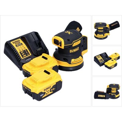 DeWalt, Schleifmaschine + Poliermaschine, DCW 210 P2 Akku Exzenterschleifer 18 V 125 mm Brushless + 2x Akku 5,0 Ah + Ladegerät (Exzenterschleifer, Multischleifer) DeWalt, Schleifmaschine + Poliermaschine, DCW 210 P2 Akku Exzenterschleifer 18 V 125 mm Brushless + 2x Akku 5,0 Ah + Ladegerät (Exzenterschleifer, Multischleifer)