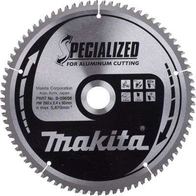 Makita, Sägeblatt, Wolframcarbid Kreissägeblatt, Ø 260mm, 1 Stück Makita, Sägeblatt, Wolframcarbid Kreissägeblatt, Ø 260mm, 1 Stück