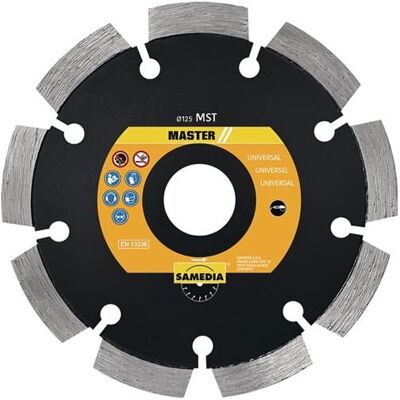 Samedia, Sägeblatt, MASTER MST 115x22,23 Diamant- Trennscheibe KS-weich/Beton 300009 Samedia, Sägeblatt, MASTER MST 115x22,23 Diamant- Trennscheibe KS-weich/Beton 300009