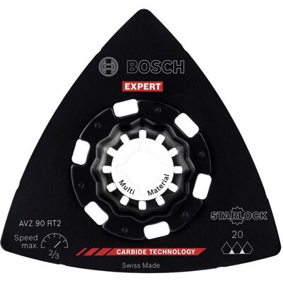 Bosch Professional Zubehör, Schleifmittel, EXPERT AVZ 90 RT2 Schleifplatte für Multifunktionswerkzeuge (20) Bosch Professional Zubehör, Schleifmittel, EXPERT AVZ 90 RT2 Schleifplatte für Multifunktionswerkzeuge (20)