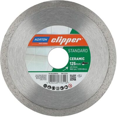 Symantec Norton Clipper, Sägeblatt, Diamantscheibe Standard Ceramic Ø125x25,4 mm Symantec Norton Clipper, Sägeblatt, Diamantscheibe Standard Ceramic Ø125x25,4 mm
