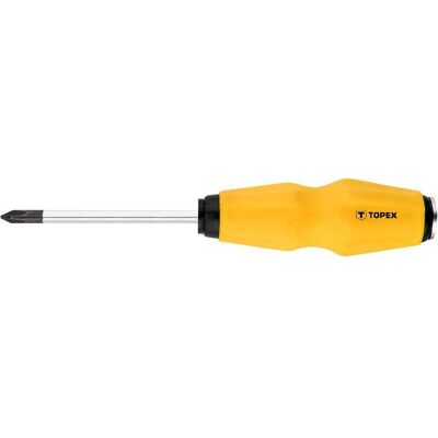 Topex, Schraubenzieher, Kreuzschlitzschraubendreher zum Draufschlagen PH1 x 75 mm Topex, Schraubenzieher, Kreuzschlitzschraubendreher zum Draufschlagen PH1 x 75 mm