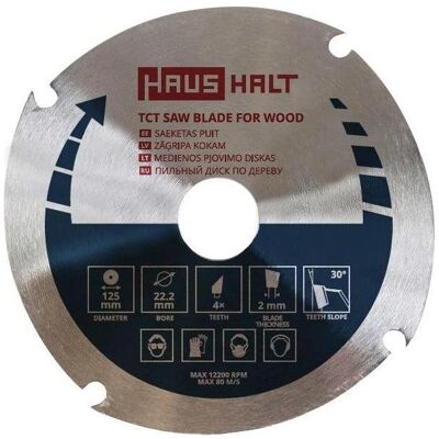 Haushalt, Sägeblatt, MULTI APLICATION DISC 125X22.2X2.0X4T Haushalt, Sägeblatt, MULTI APLICATION DISC 125X22.2X2.0X4T