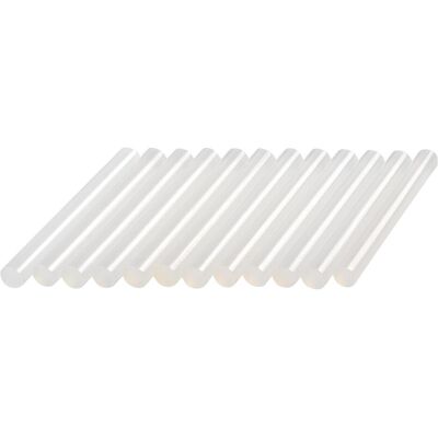 Dremel, Heisskleber, Transparente Klebestifte, Mehrzweck, hohe Temperatur, 65 g, Ø 7mm (12 Stück) Dremel, Heisskleber, Transparente Klebestifte, Mehrzweck, hohe Temperatur, 65 g, Ø 7mm (12 Stück)