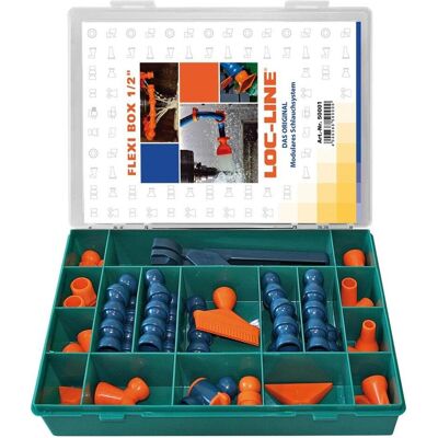 Loc-Line, Drehmaschine, Kühlmittelgelenkschlauchset Grösse 1/2 ″ 30 teilig Loc-Line, Drehmaschine, Kühlmittelgelenkschlauchset Grösse 1/2 ″ 30 teilig