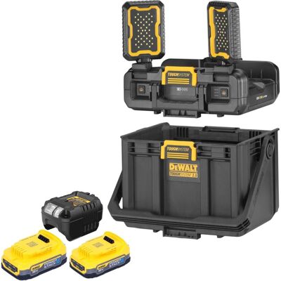 DeWalt, Werkzeugkoffer, DWST08061-1 Werkzeugbox mit integrierten Leuchten 395 x 352 x 255 mm ToughSystem 2.0 + 2x (2 Teile) DeWalt, Werkzeugkoffer, DWST08061-1 Werkzeugbox mit integrierten Leuchten 395 x 352 x 255 mm ToughSystem 2.0 + 2x (2 Teile)