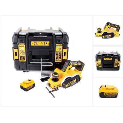 DeWalt, Hobelmaschine, DCP 580 NT Akku Hobel 18V 82mm + 1x Akku 4,0Ah + TSTAK - ohne Ladegerät DeWalt, Hobelmaschine, DCP 580 NT Akku Hobel 18V 82mm + 1x Akku 4,0Ah + TSTAK - ohne Ladegerät