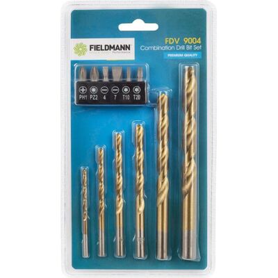Fieldmann, Bohrereinsatz, FDV 9004 (10 mm, 3, 4, 5, 6, 8) Fieldmann, Bohrereinsatz, FDV 9004 (10 mm, 3, 4, 5, 6, 8)