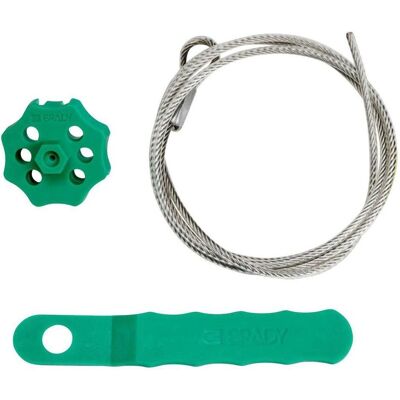 Brady, Zubehör Maschine, Spin Absperrsystem mit 1,5 m Kabel und Vorrichtung Brady, Zubehör Maschine, Spin Absperrsystem mit 1,5 m Kabel und Vorrichtung