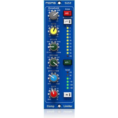 Zubehör Druckluftwerkzeug, Midas COMPRESSOR LIMITER 522 V2 Moduł kompresora/limitera w formacie 500 Zubehör Druckluftwerkzeug, Midas COMPRESSOR LIMITER 522 V2 Moduł kompresora/limitera w formacie 500
