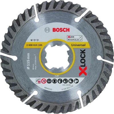Bosch Zubehör, Sägeblatt, X-LOCK Trennscheibe Standard for Universal 115 x 22,23 x 1,6 x 10, 2-teilig Bosch Zubehör, Sägeblatt, X-LOCK Trennscheibe Standard for Universal 115 x 22,23 x 1,6 x 10, 2-teilig