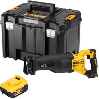 DeWalt, Säbelsäge, DCS 386 NT Akku Säbelsäge 18 V Brushless + 1x Akku 5,0 Ah + TSTAK - ohne Ladegerät DeWalt, Säbelsäge, DCS 386 NT Akku Säbelsäge 18 V Brushless + 1x Akku 5,0 Ah + TSTAK - ohne Ladegerät