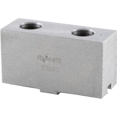 Röhm, Drehmaschine, Ungestufte Aufsatzbacke AB, Grösse 500/630, 4-Backensatz, DIN 6350 ungehärtet Röhm, Drehmaschine, Ungestufte Aufsatzbacke AB, Grösse 500/630, 4-Backensatz, DIN 6350 ungehärtet