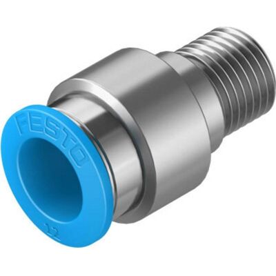 Festo, Zubehör Befestigungstechnik, Male Connector, R1/4 to 12mm Tube Festo, Zubehör Befestigungstechnik, Male Connector, R1/4 to 12mm Tube