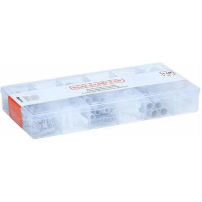 Black & Decker Dübel, Plastic plug assortment 138pc (138 Stk.) Black & Decker Dübel, Plastic plug assortment 138pc (138 Stk.)