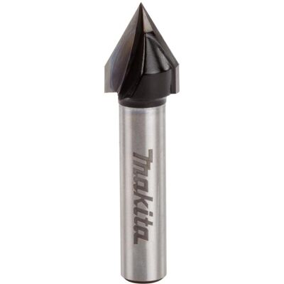 Makita, Fräser, Zubehör D-10752 V-Nut-Fräser 15,88 x 12,7 mm S8 Makita, Fräser, Zubehör D-10752 V-Nut-Fräser 15,88 x 12,7 mm S8