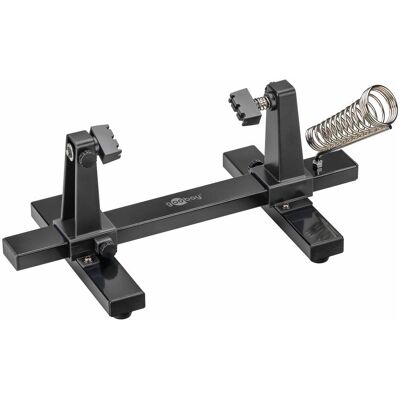 Goobay Platinenhalter mit Lötkolbenständer (Platinenhalter), Lötgerät Zubehör, Schwarz Goobay Platinenhalter mit Lötkolbenständer (Platinenhalter), Lötgerät Zubehör, Schwarz