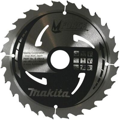 Makita, Sägeblatt, B-08056 TCT-Säge 190X2X30mm 15° T24 M-FORCE Makita, Sägeblatt, B-08056 TCT-Säge 190X2X30mm 15° T24 M-FORCE