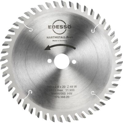 Edessö Kreissägeblatt 160mm, 48Z, Wolframcarbid - Kreissägeblatt Edessö Kreissägeblatt 160mm, 48Z, Wolframcarbid - Kreissägeblatt