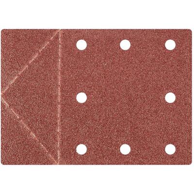 Graphite, Schleifmittel, Schleifpapier 115 x 160 mm, gelocht, perforiert zum Abreissen, gewellt K60, 3 Stück Graphite, Schleifmittel, Schleifpapier 115 x 160 mm, gelocht, perforiert zum Abreissen, gewellt K60, 3 Stück