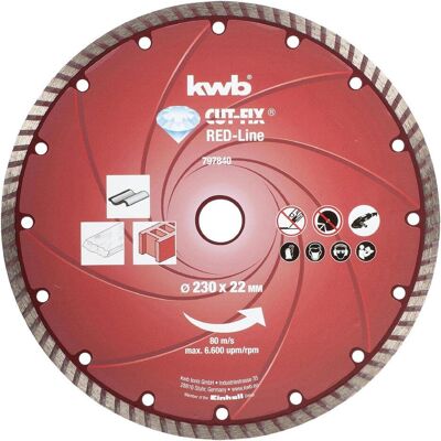kwb, Sägeblatt, Diamant-Trennscheibe Redline 230 kwb, Sägeblatt, Diamant-Trennscheibe Redline 230