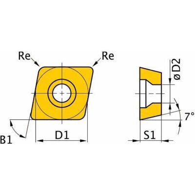Optimum, Zubehör Maschine, HM-Ersatzwendeplatten ISO CCMT09T304 Optimum, Zubehör Maschine, HM-Ersatzwendeplatten ISO CCMT09T304