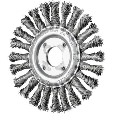 Pferd, Bürstenwerkzeug, Rundbürste RBG 12512/22,2 CT ST 0,50 Ø 125 mm Drahtstärke 0,5 mm Stahl 12 mm 12500 min-¹ Pferd, Bürstenwerkzeug, Rundbürste RBG 12512/22,2 CT ST 0,50 Ø 125 mm Drahtstärke 0,5 mm Stahl 12 mm 12500 min-¹