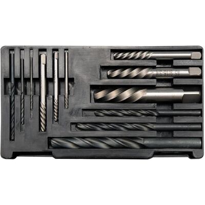 Yato, Schraubenzieher, Screwdriver for broken screws and HSS drill bits for metal YT-0591 12 pcs. Yato, Schraubenzieher, Screwdriver for broken screws and HSS drill bits for metal YT-0591 12 pcs.